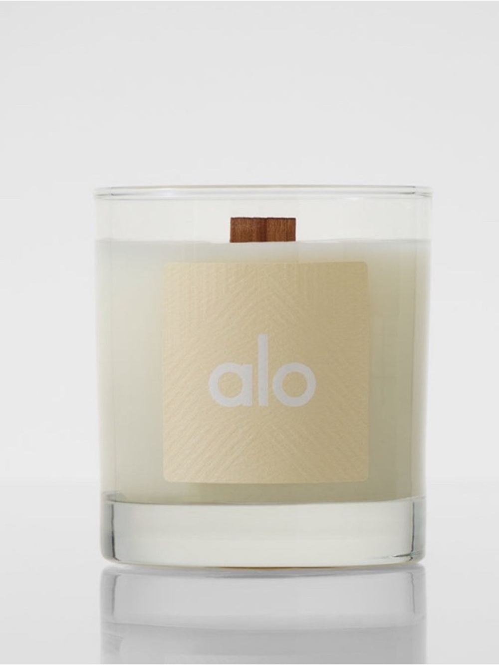 ALO Yoga Cream Scented Candle with Wood Wick .2oz